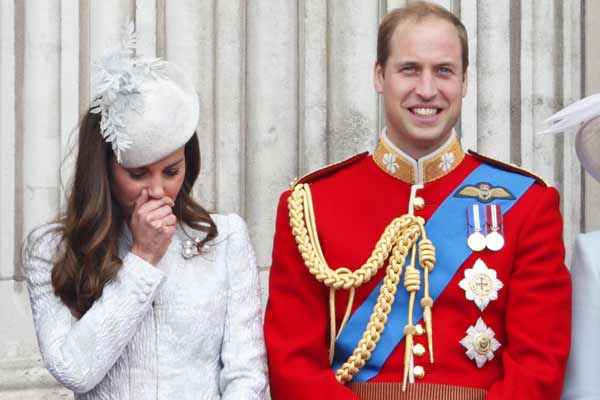 Princess Kate Yawn