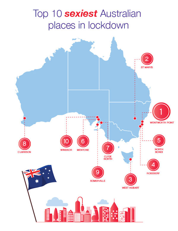 New Sex Map Crowns Victoria Raunchiest Australian State Cairns Awarded