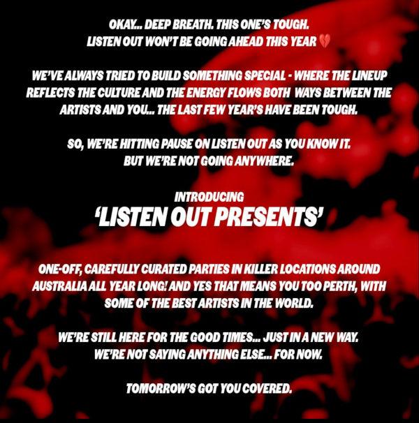 Listen Out 2025